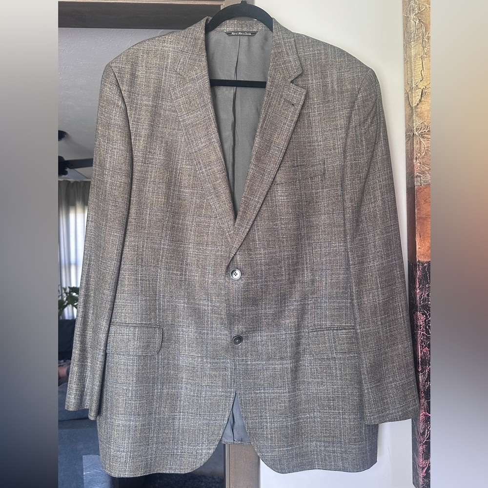 Jack Victor 46R Bamboo Sport Coat Blazer Made in Canada Lightweight -A
